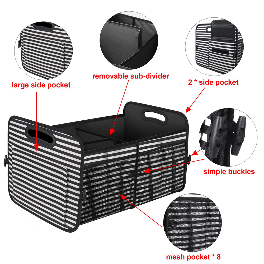 Femuar non-slip bottom keeps the organizer secure during drives.