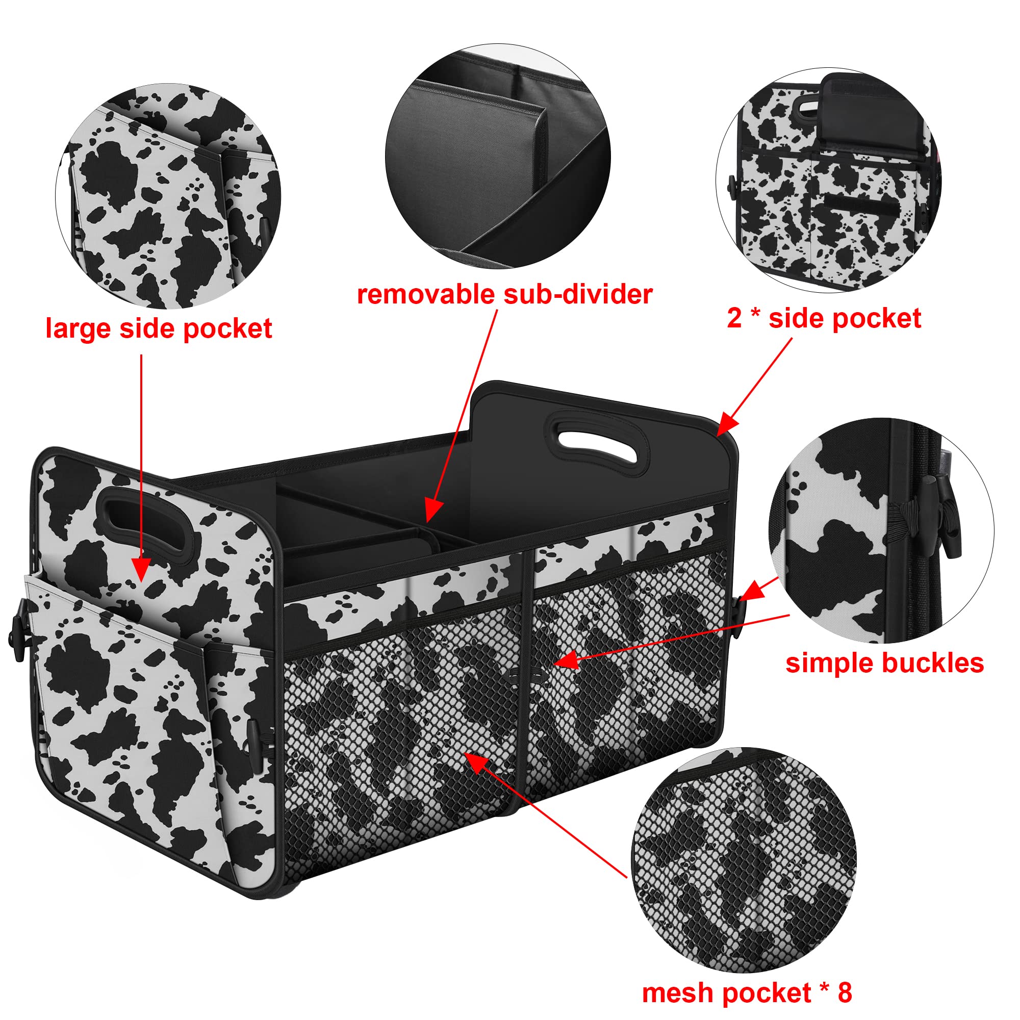 Femuar 11 pockets organize tools, toys, groceries, and travel essentials.
