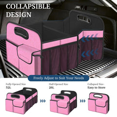 Femuar trunk organizer ideal for groceries, toys, and tools