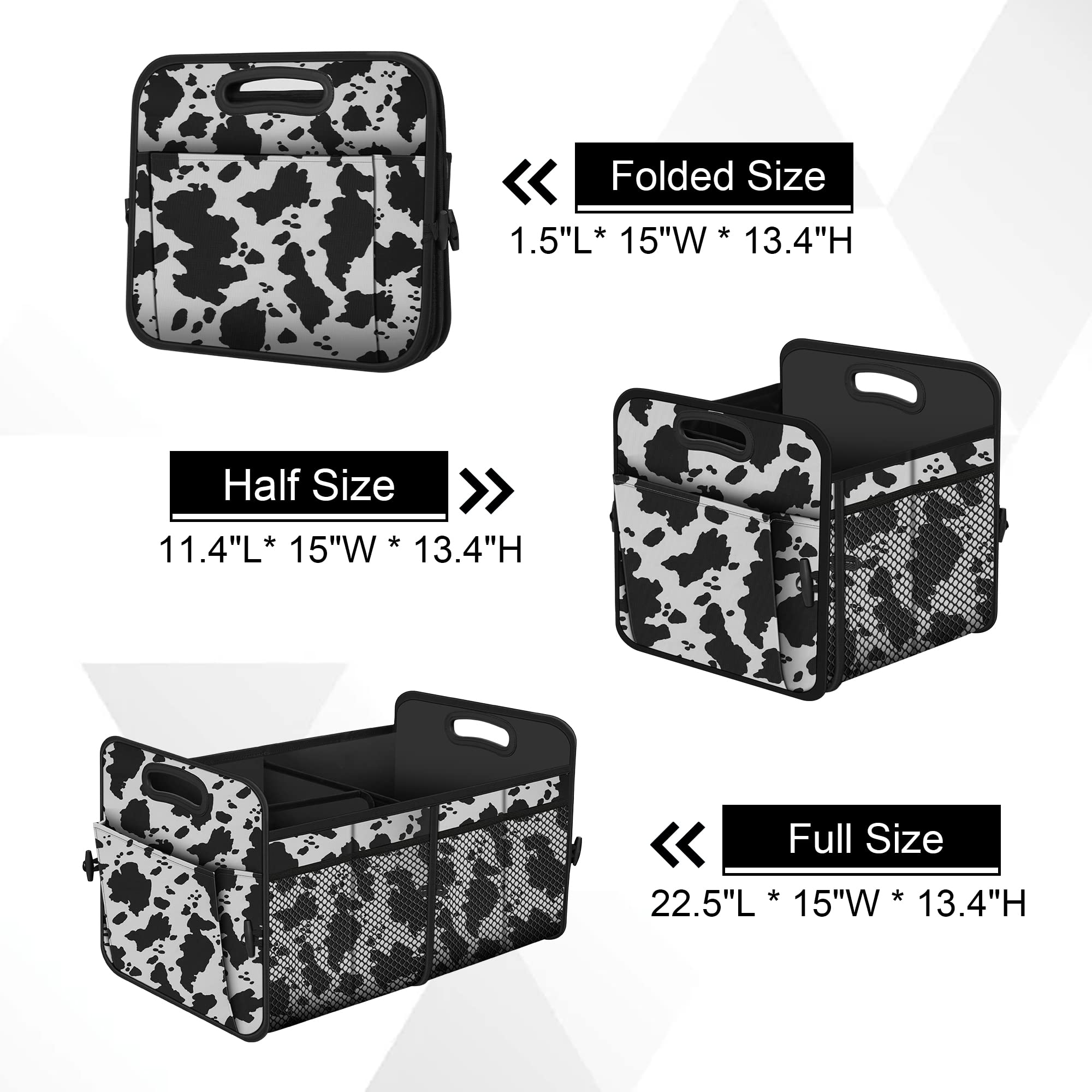 Femuar non-slip bottom keeps the organizer stable on drives.
