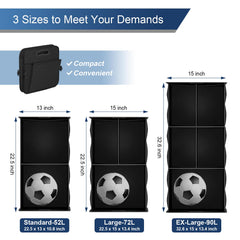 Non-slip Velcro bottom keeps the Femuar organizer steady.