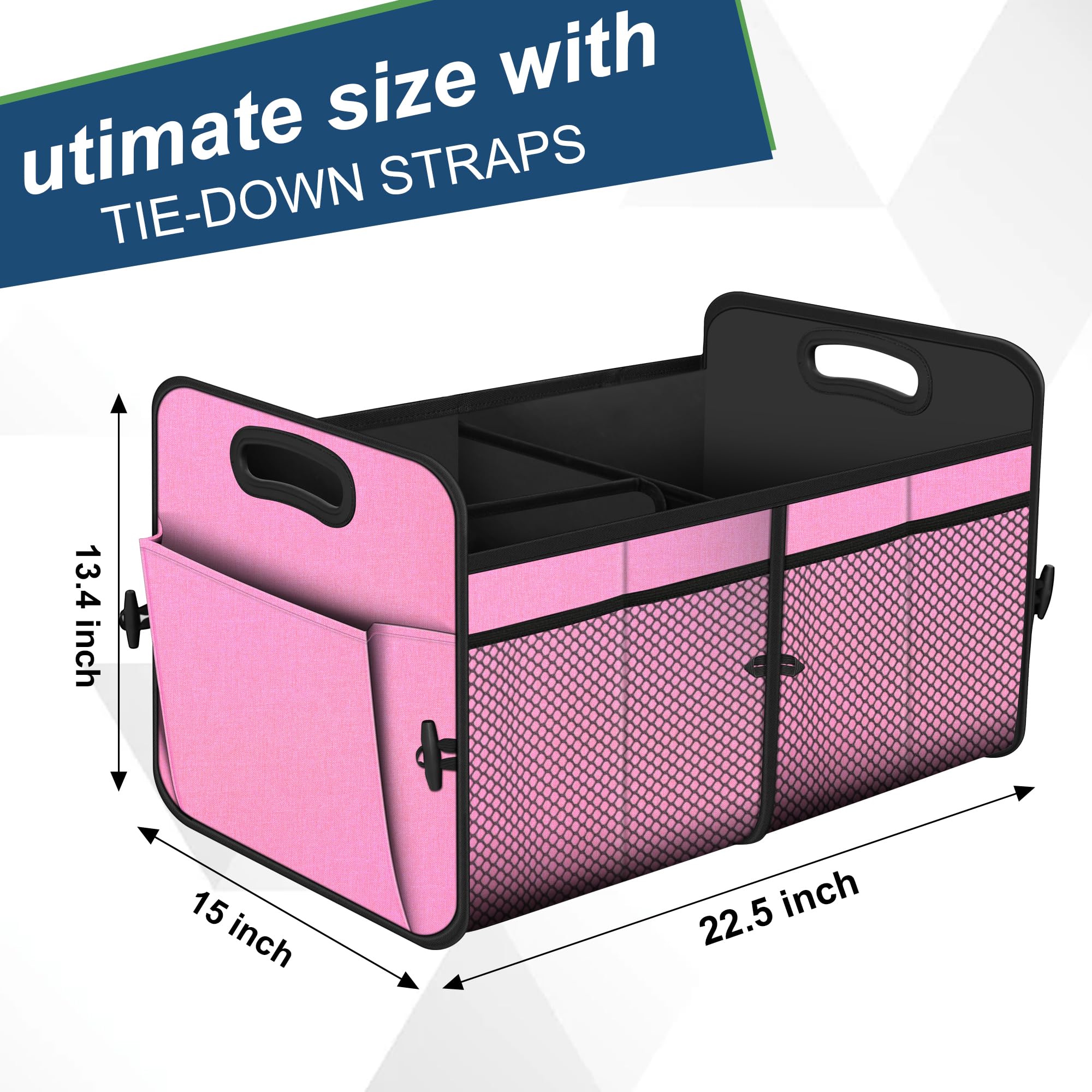Femuar trunk organizer waterproof bottom protects contents