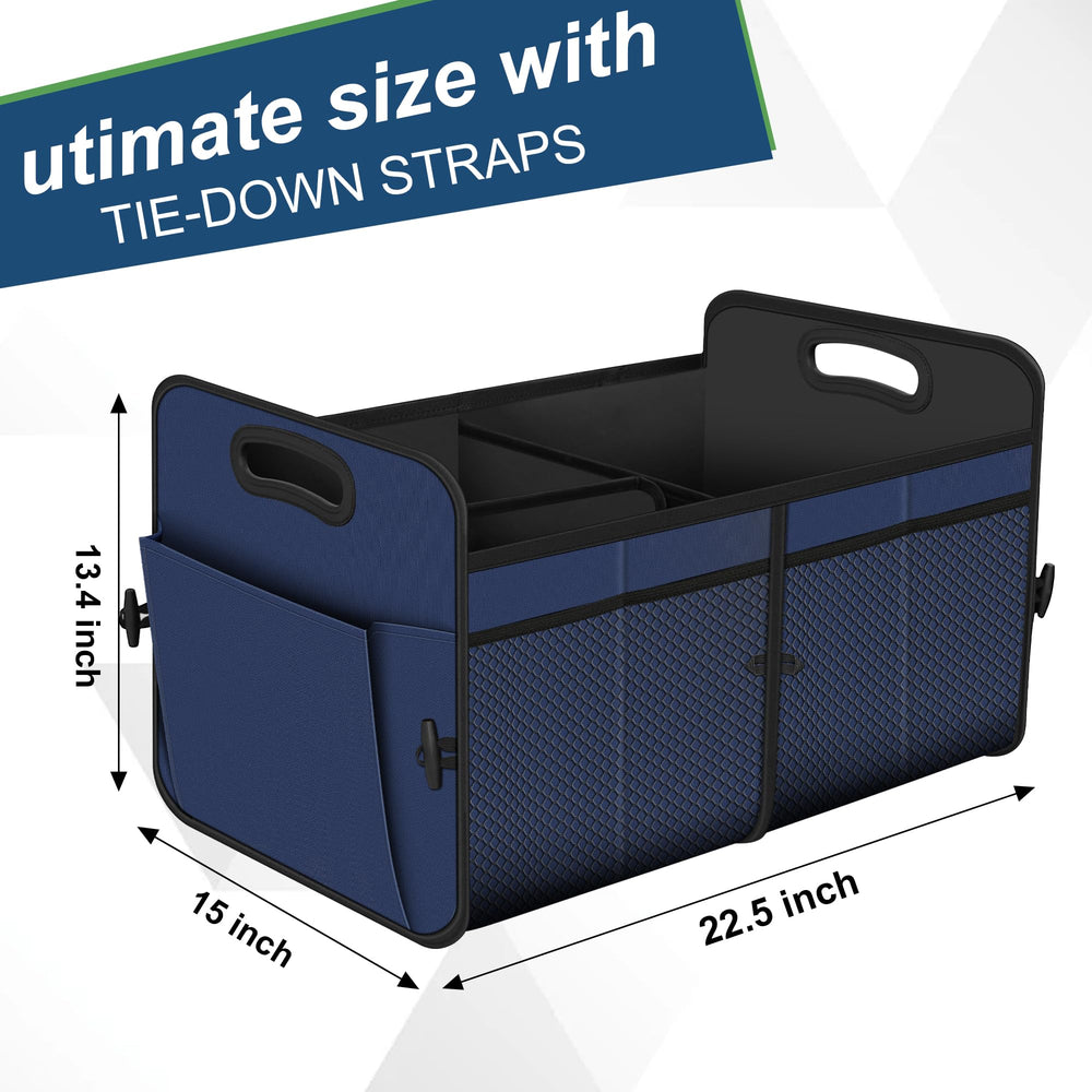 Femuar trunk organizer with waterproof bottom protects belongings from spills.