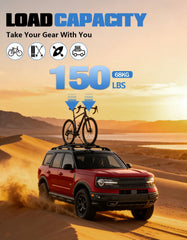 FengYu roof rack supports up to 150 lbs for luggage and ladders