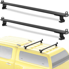 FengYu 57-inch universal roof ladder rack on van for secure tool transport.