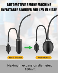 Spare bladder and mounting kit included for quick replacements