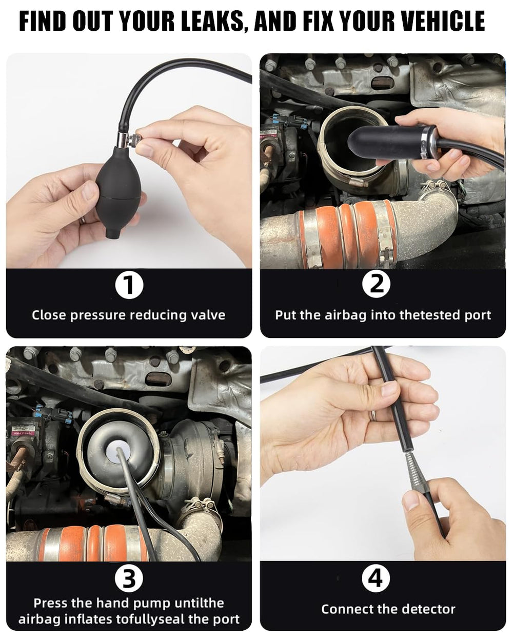 Port compatibility for 2–5.5 inch intake/exhaust openings on vehicles