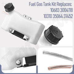 Fennoral fuel tank kit with installation brackets and screws for durable assembly