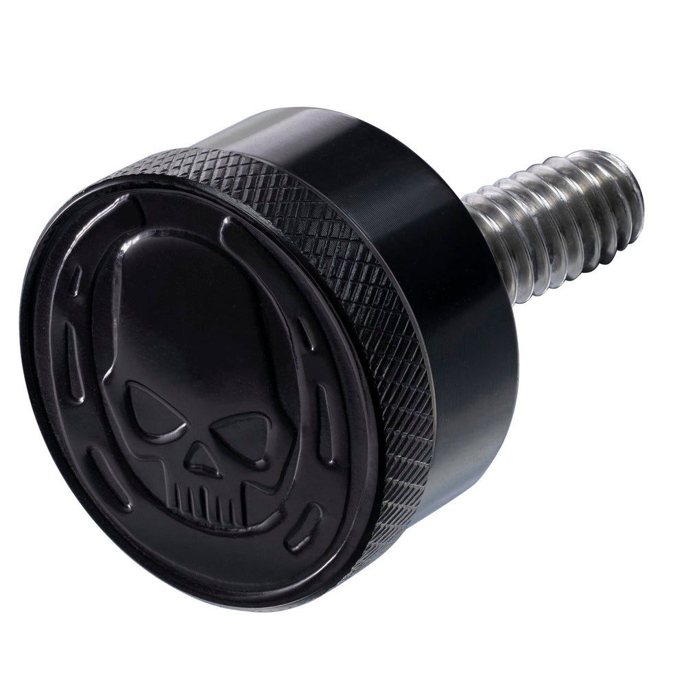 Fenrir seat anti-theft bolt cap detail shows secure seating with a stylish finish.
