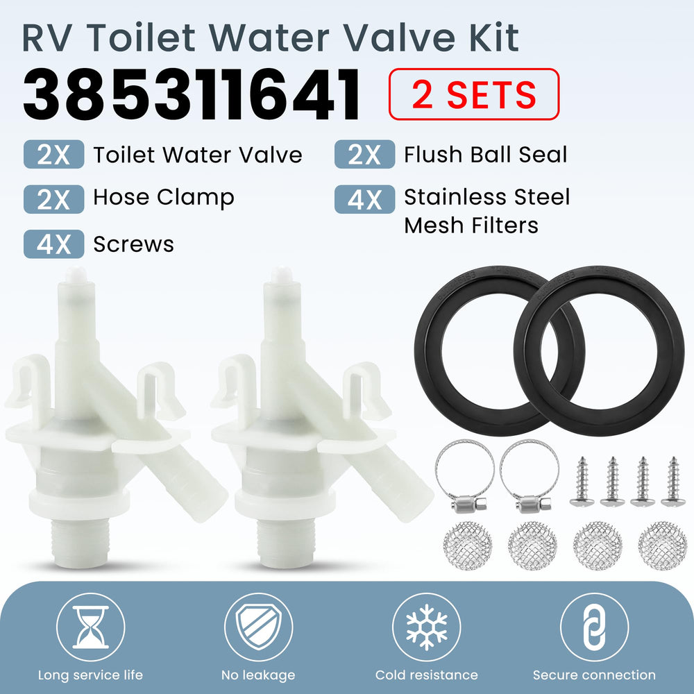 Fetechmate 385311658 flush ball seal reduces leaks and odors