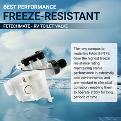 Fetechmate freeze-resistant design helps prevent cracking in cold climates