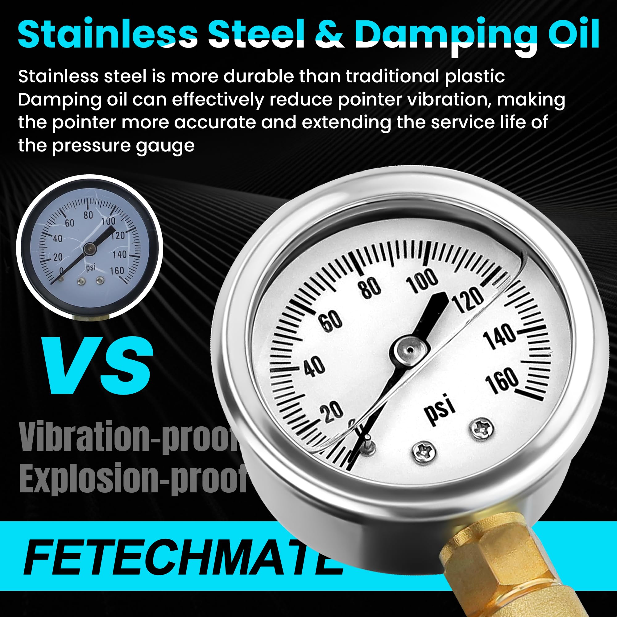 Fetechmate three-quarter-inch hose thread connection ensures universal fit