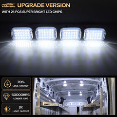 FetonAuto interior dome light replacement offers plug and play upgrade with brighter 6000K LEDs