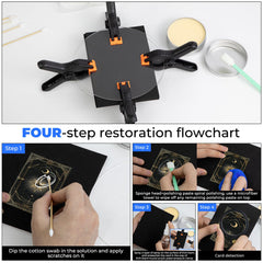 FETUSI Card Care Clean Kit lens cleaner for streak-free polishing.