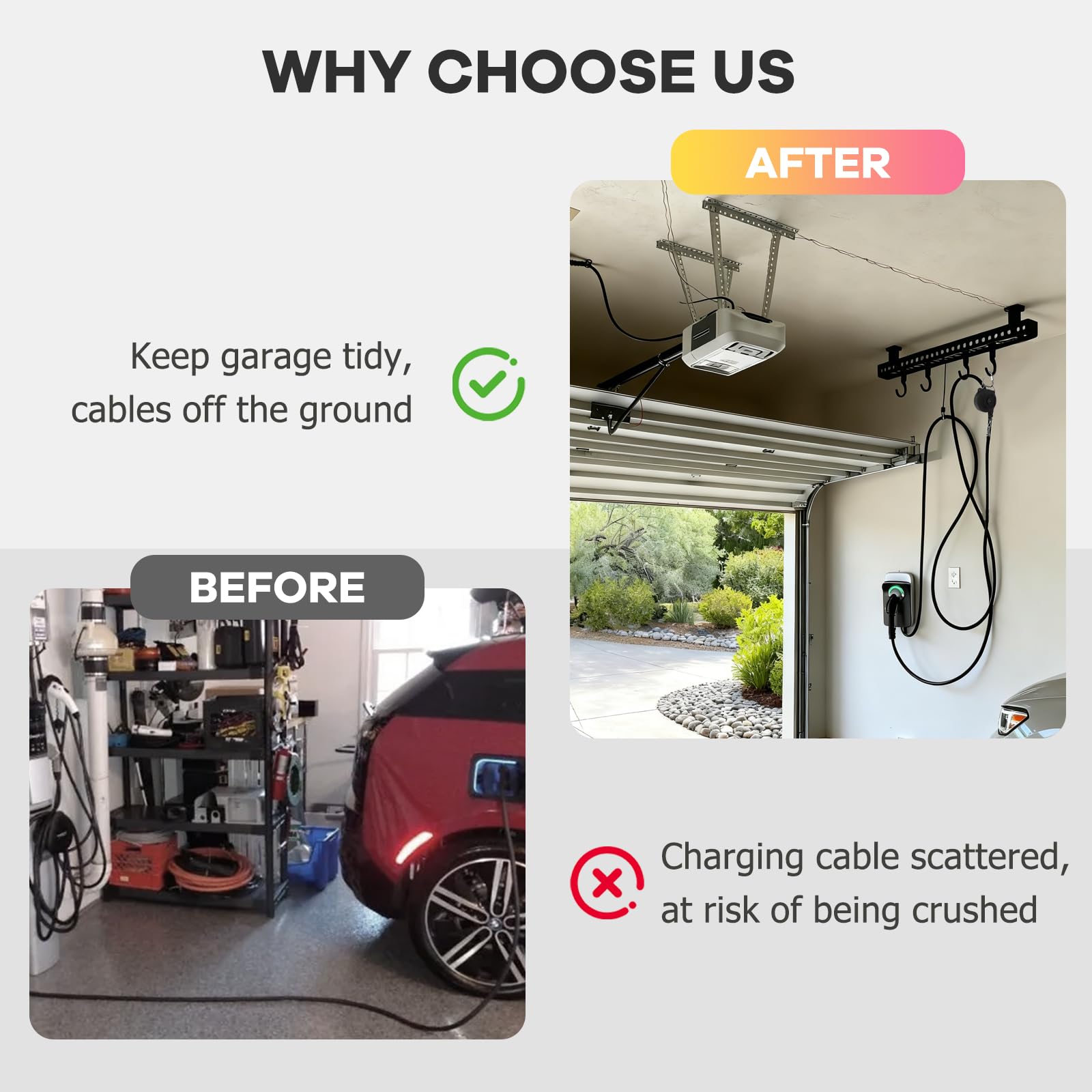 FETUSI ceiling and wall mounting options simplify installation and save space.
