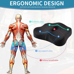 Fevbcnrj ergonomic cushion promotes relaxed driving during extended forklift operation.
