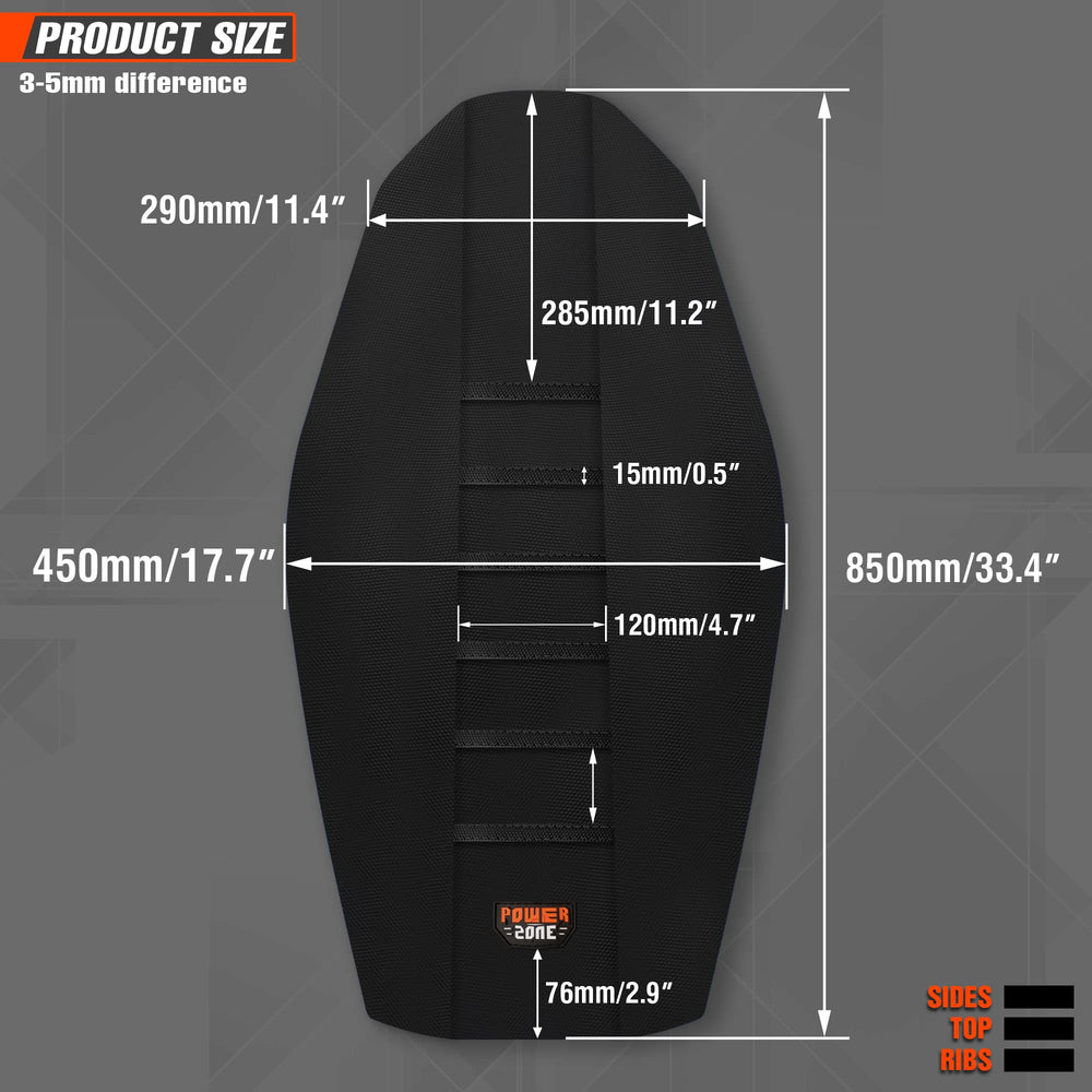 fewfuss universal dirt bike seat cover ideal for motorcross and enduro riding