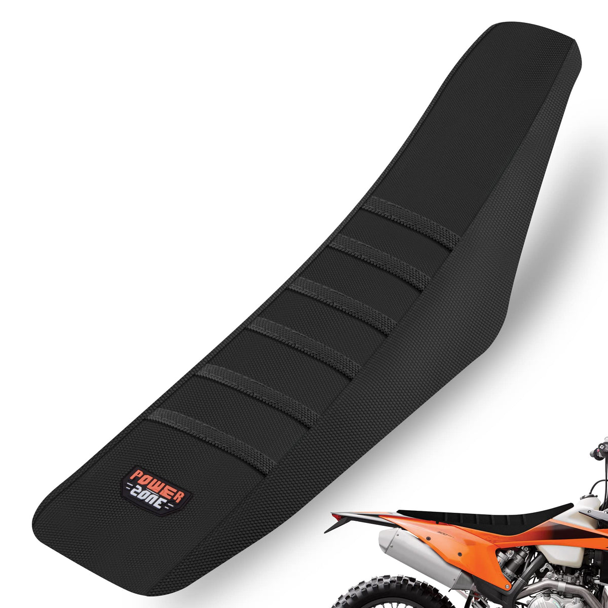 fewfuss universal dirt bike seat cover with soft gripper material improves grip on rough terrain