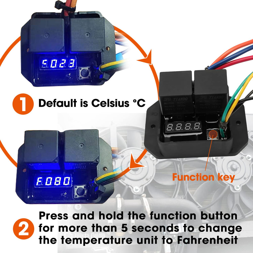 Durable material construction of the Fexhull 0444 fan controller.
