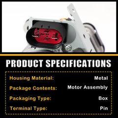 Fexhull transfer case motor VW Touareg assembly side highlights compatibility.