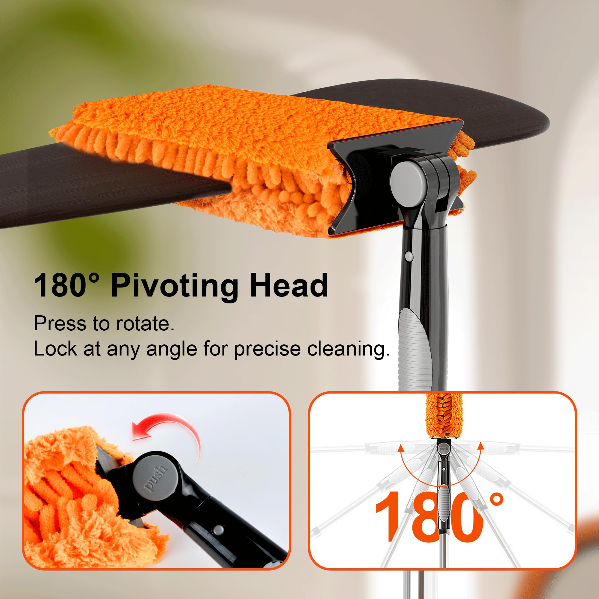 FEXIA duster head adjustable to seven angles