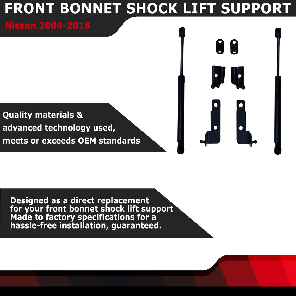 FEXON bonnet brackets kit provides sturdy mounting for reliable hood support