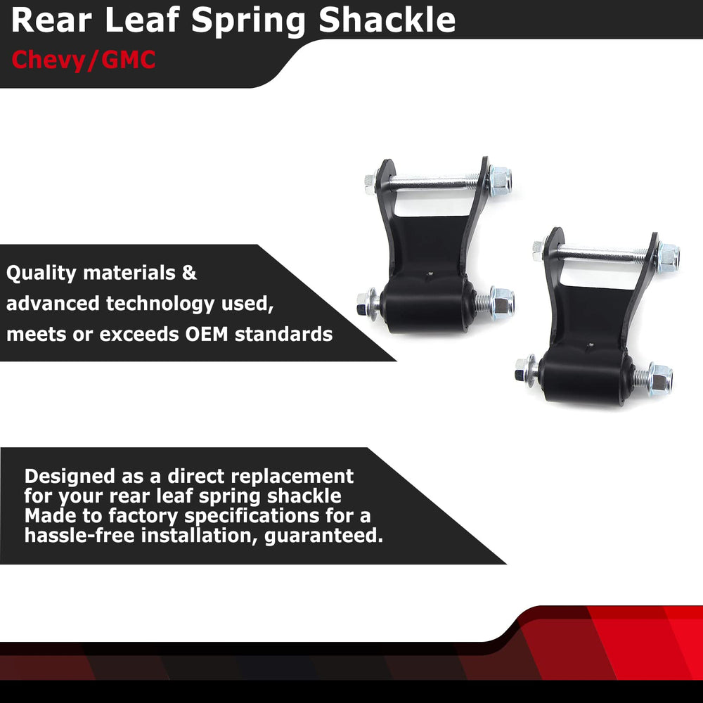 FEXON shackle kit close-up highlights durable hardware and bushings