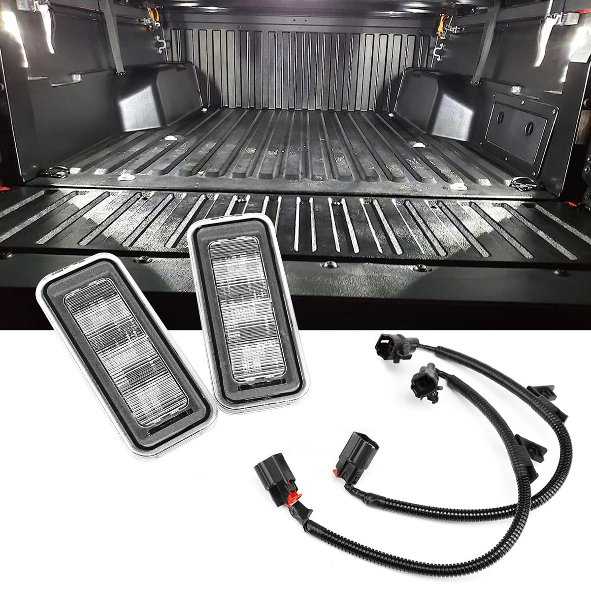 FEXON Tacoma bed light kit package for reliable truck bed illumination.