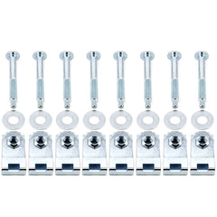 FEXON truck bed mounting kit with eight bolts and nuts, durable hardware.