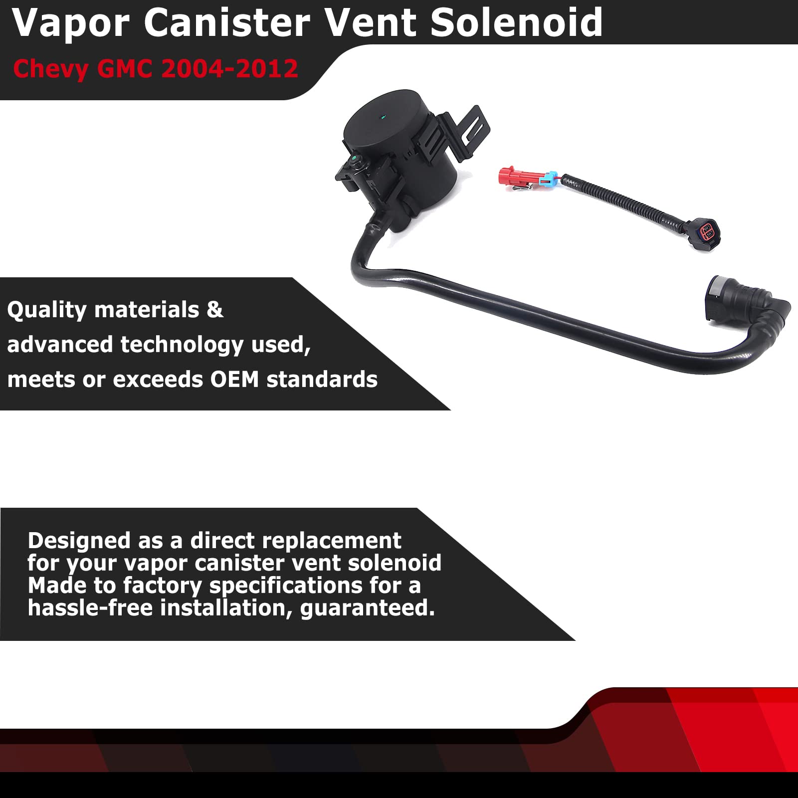 FEXON vent solenoid valve side view highlighting quick install and reliability.