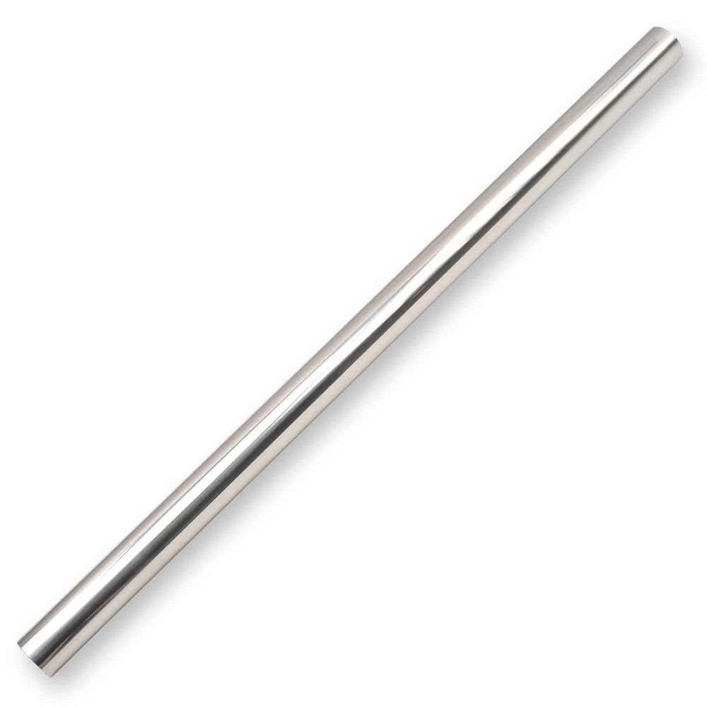 FGJQEFG 2-inch straight mandrel exhaust tube front view, ideal for custom installations.