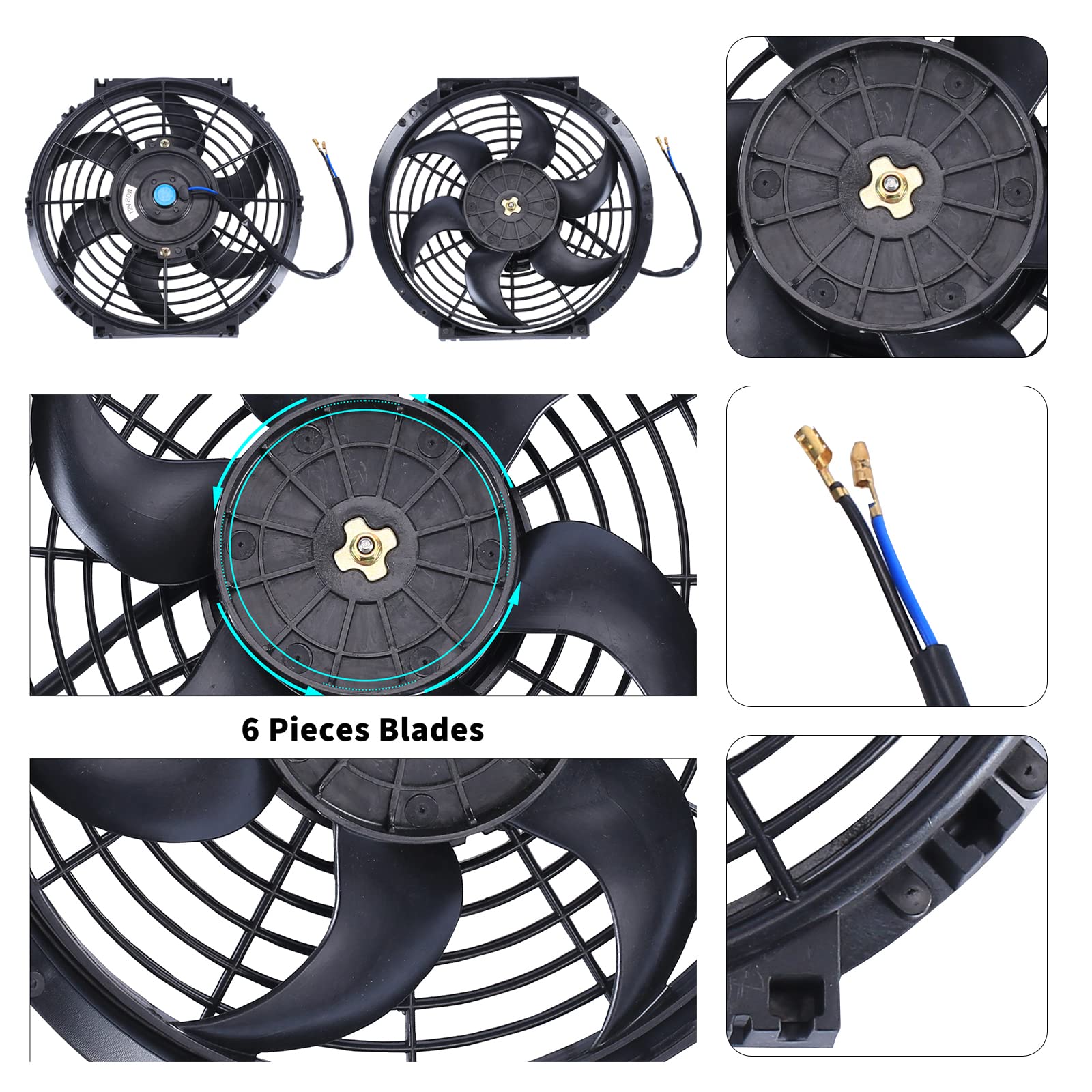 FGJQEFG Brackets and tie straps kit for secure mounting