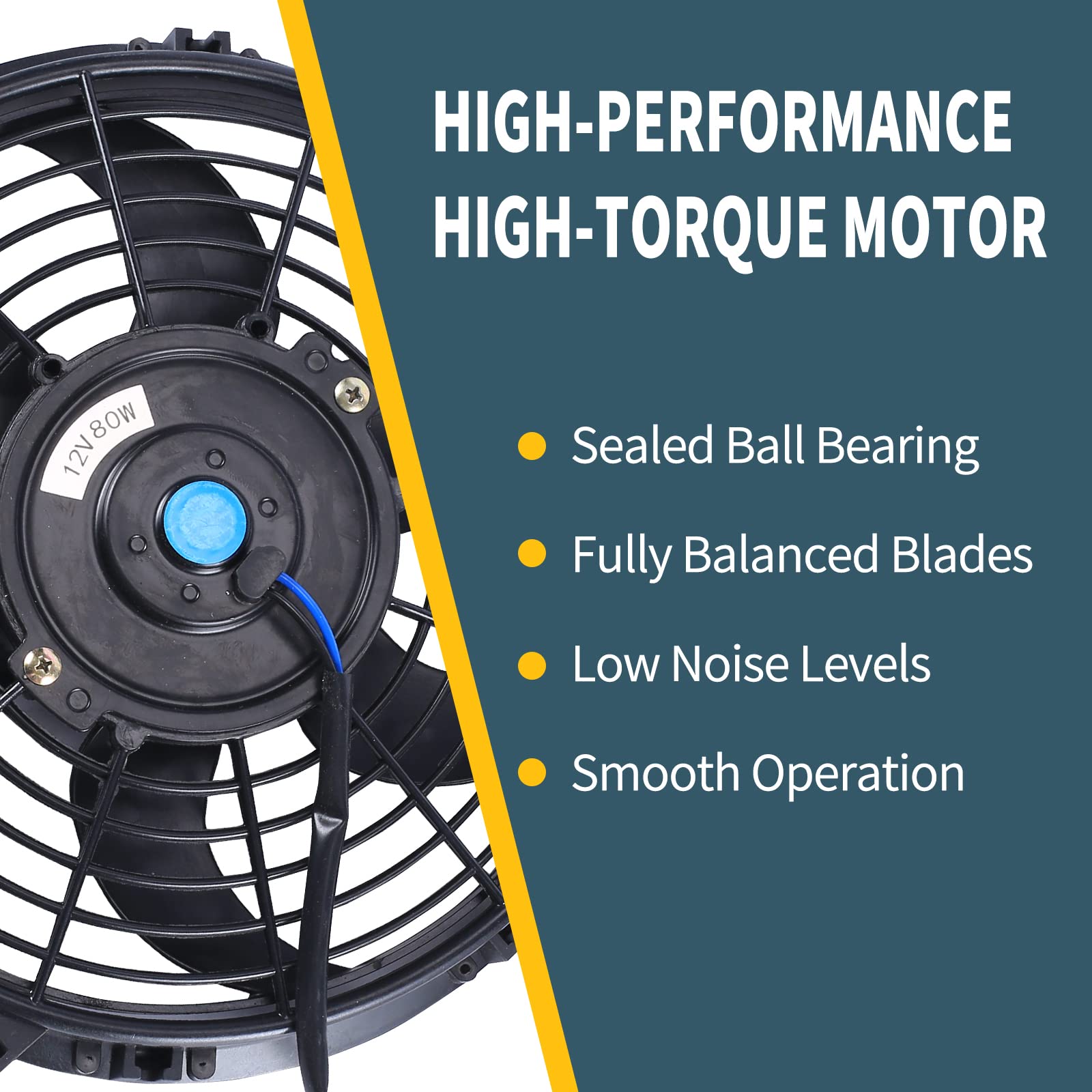 FGJQEFG Slim profile improves engine bay clearance