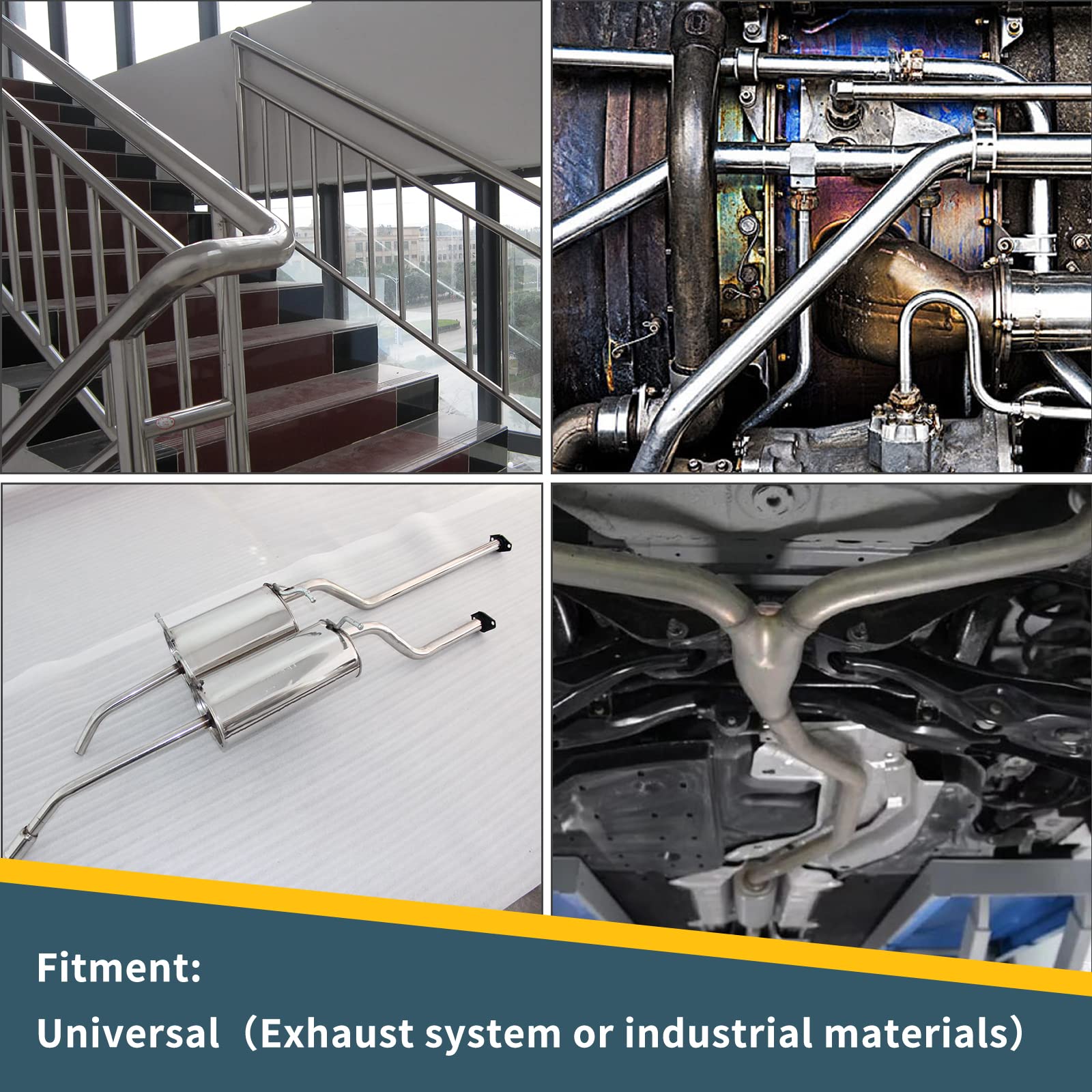 FGJQEFG 2in mandrel pipe, 40in length, ready for quick install.