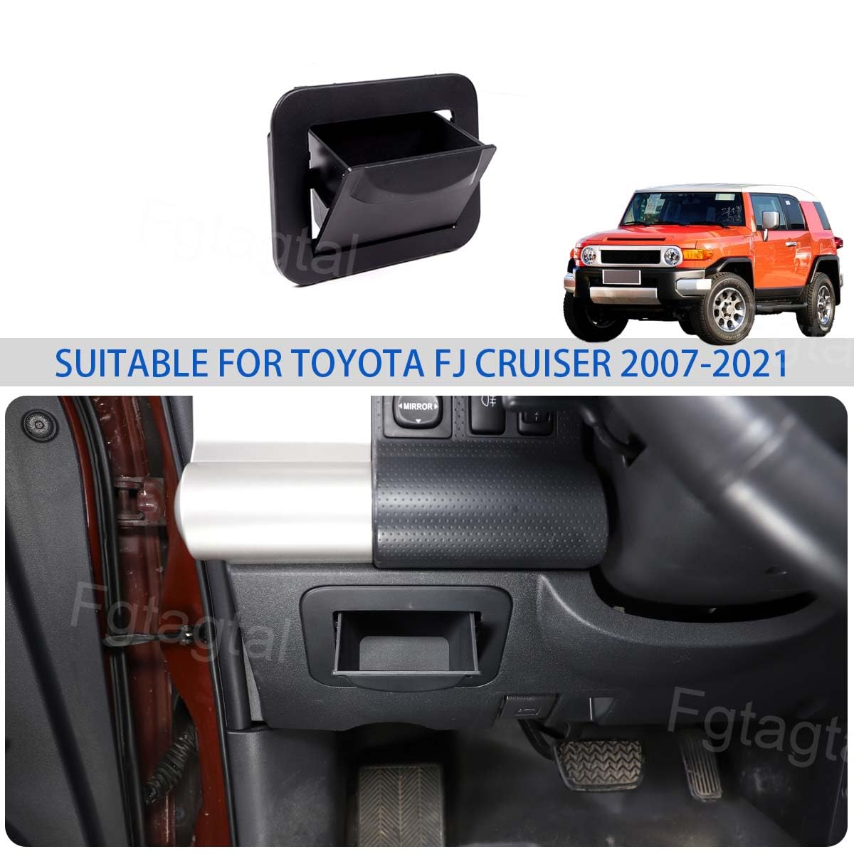 Fgtagtal packaged fuse storage box ready for Toyota FJ Cruiser installation.