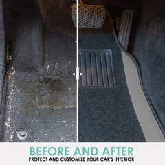 FH Group all-weather-rubber-floor-mats trap spills and keep floors dry.
