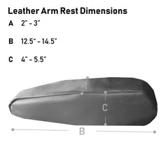 FH Group faux leather armrest cover offers durable feel and easy cleaning.