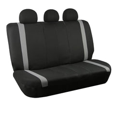 FH Group gray back seat cover protects upholstery with universal fit.