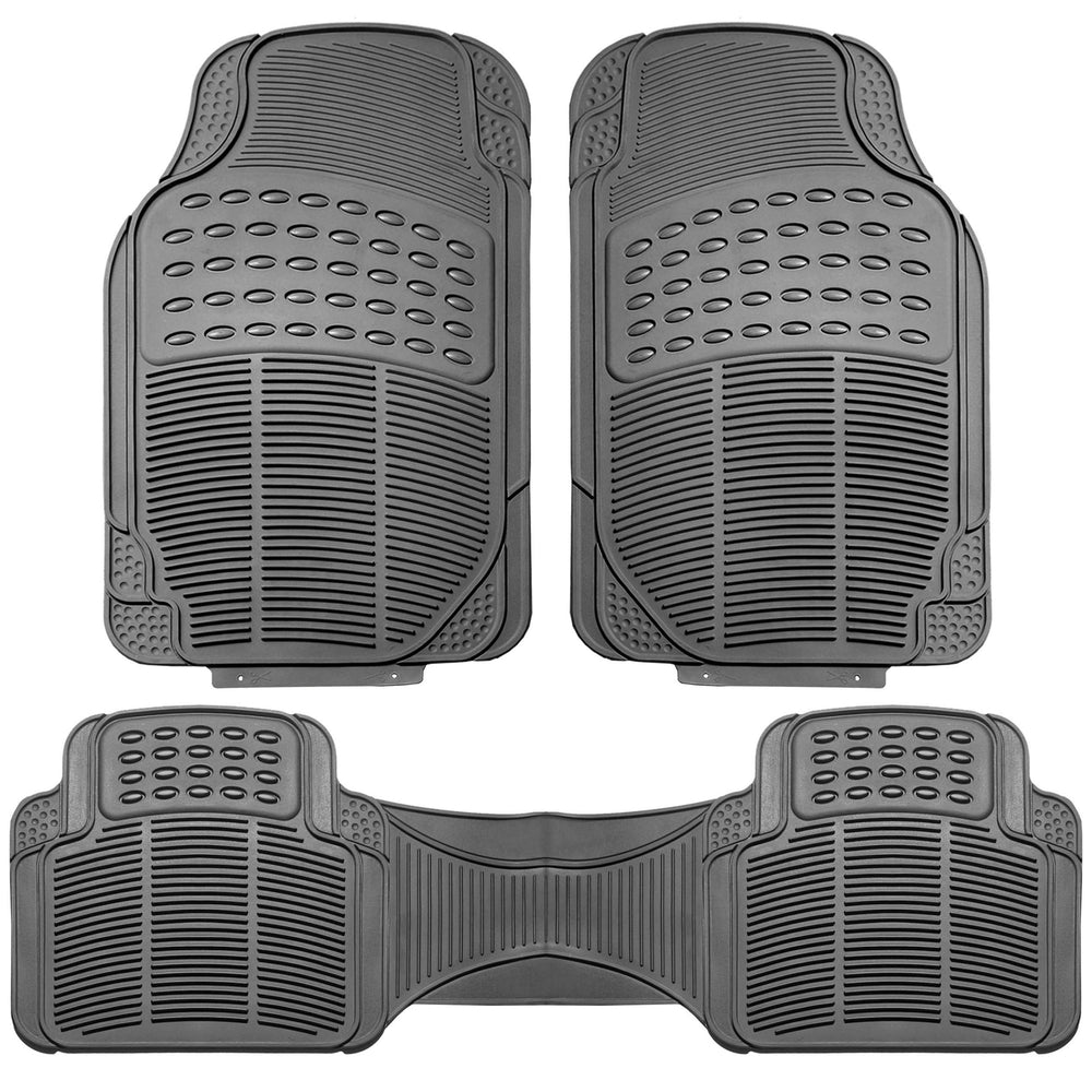 FH Group heavy-duty rubber floor mats with universal fit protect interiors