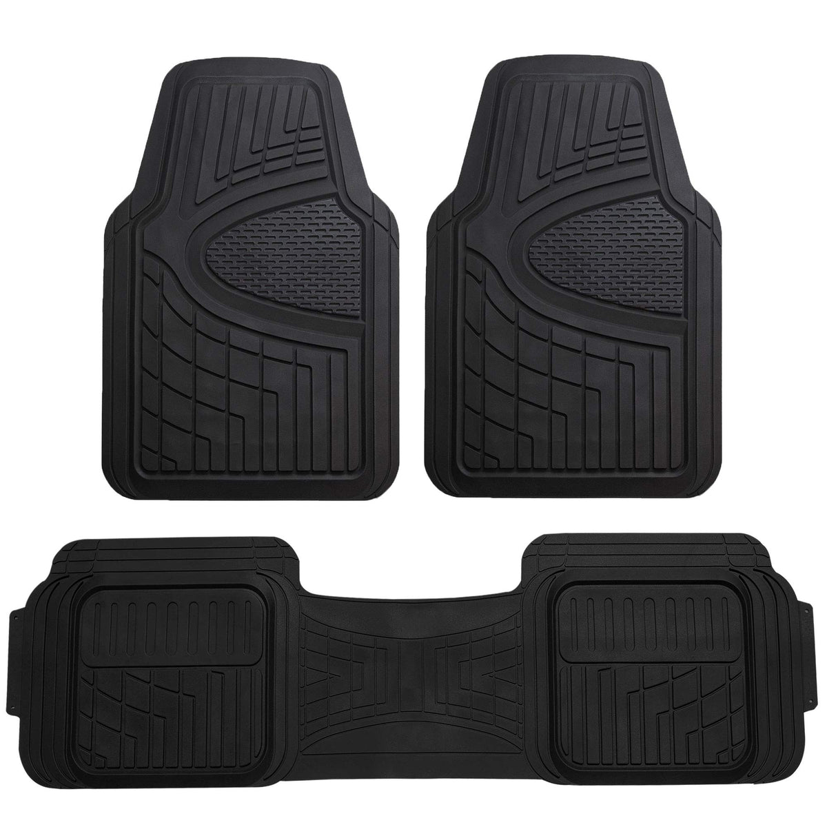 FH Group Climaproof rubber floor mats with universal fit for all-weather protection.