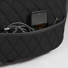 FH Group front seat cover with pockets keeps essentials organized.
