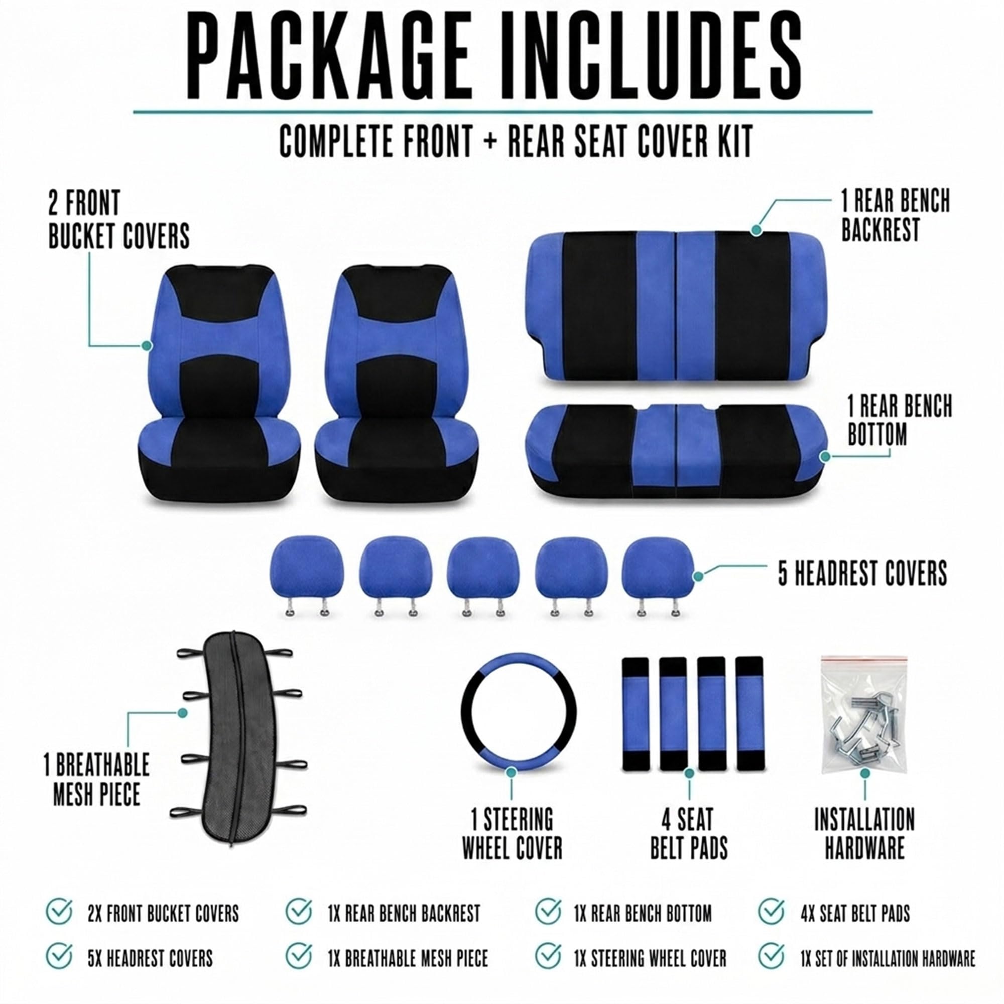 FH Group airbag-compatible stitching ensures safe deployment.