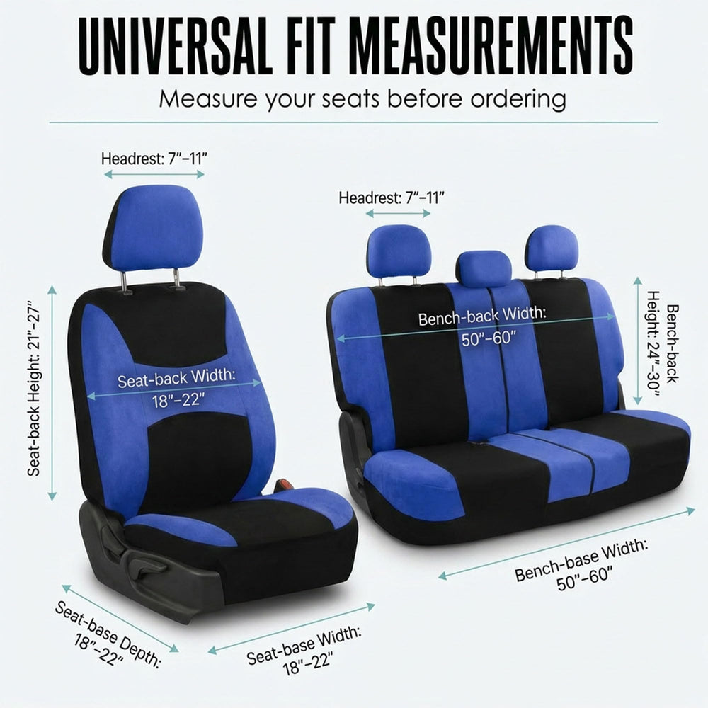 FH Group blue set brightens interior and keeps clean appearance.