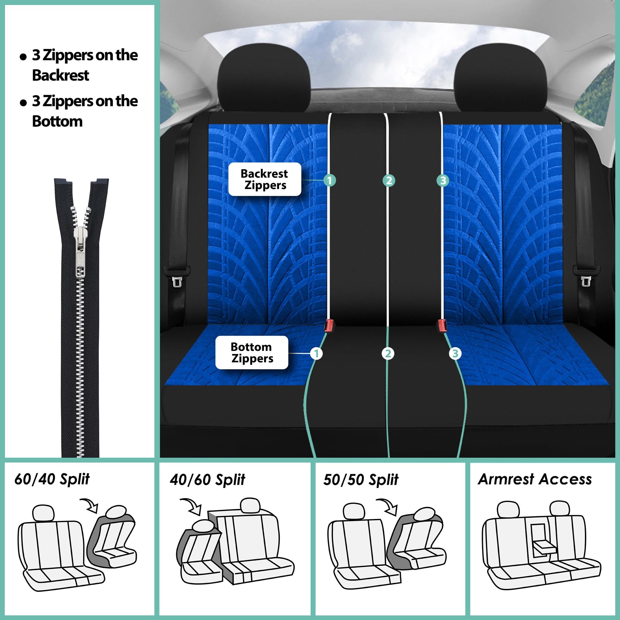 FH Group heated-seat friendly front cover for chilly days