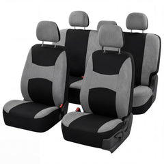 FH Group light breezy gray front seat cover protects seats and refreshes the interior.