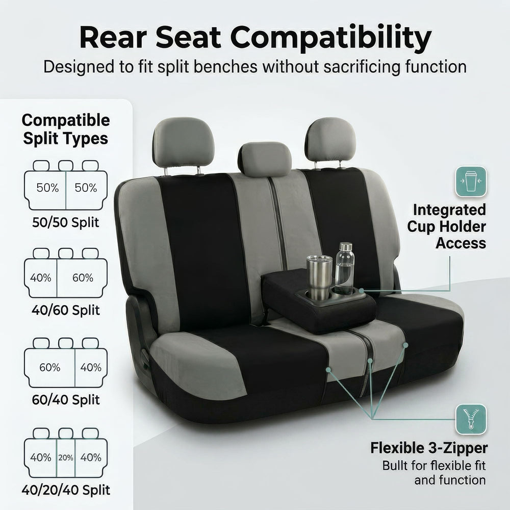 FH Group included hardware enables snug installation for a near-custom look.