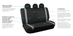 FH Group machine washable seat cover for easy cleanup after spills.