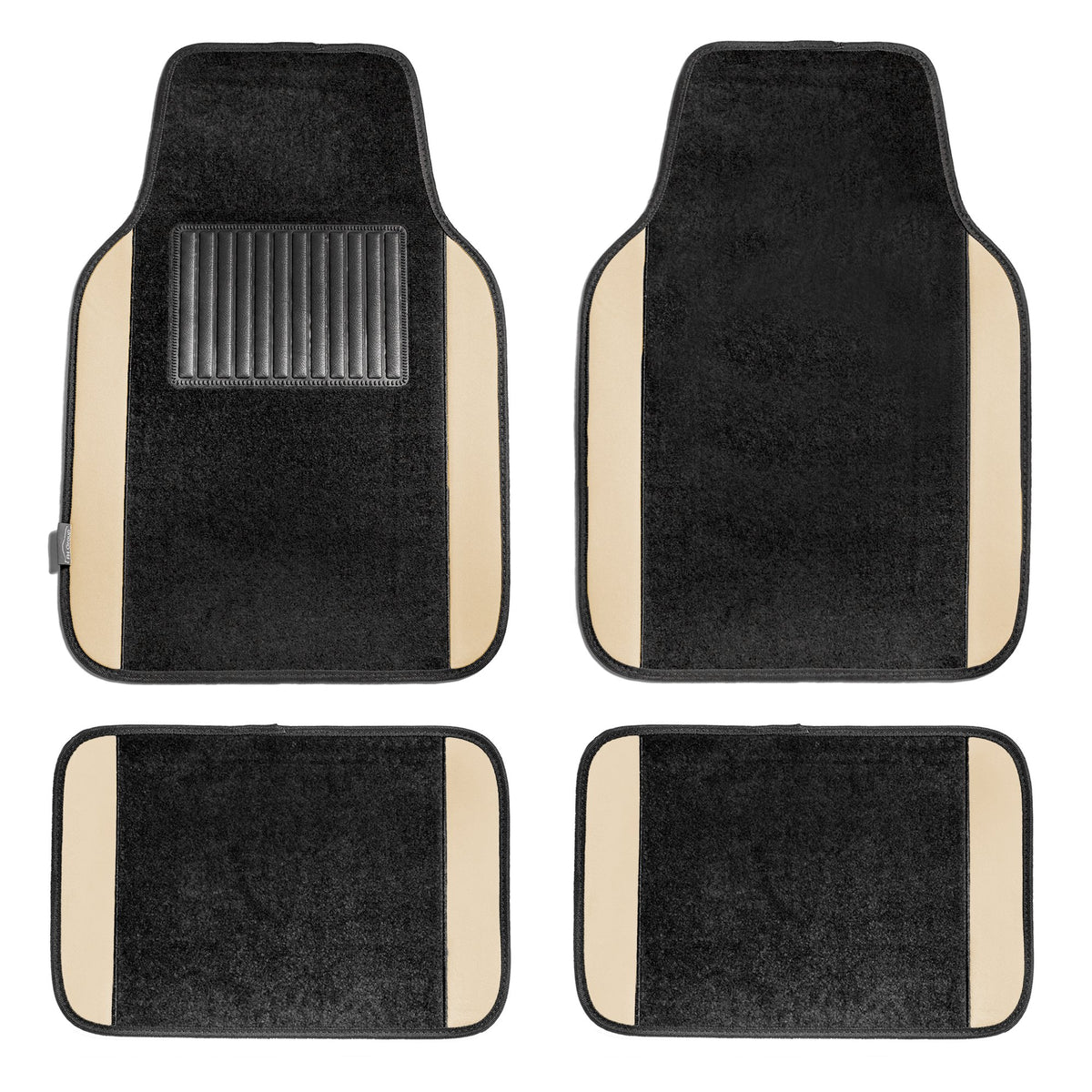 FH Group universal-fit carpet floor mats for front seats keep interiors clean.