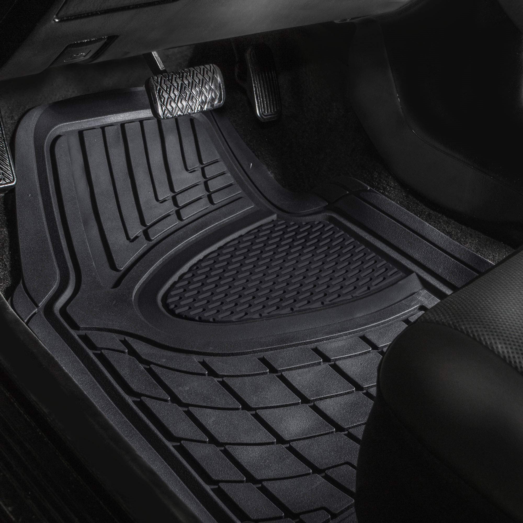 FH Group universal-fit floor mats adapting to most vehicles