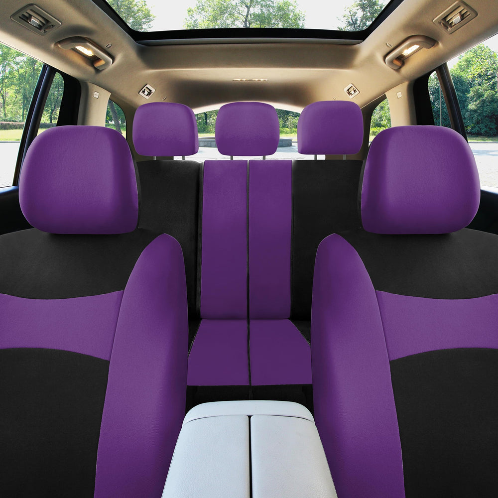 FH Group universal seat covers full set, interior upgrade for versatile vehicles.